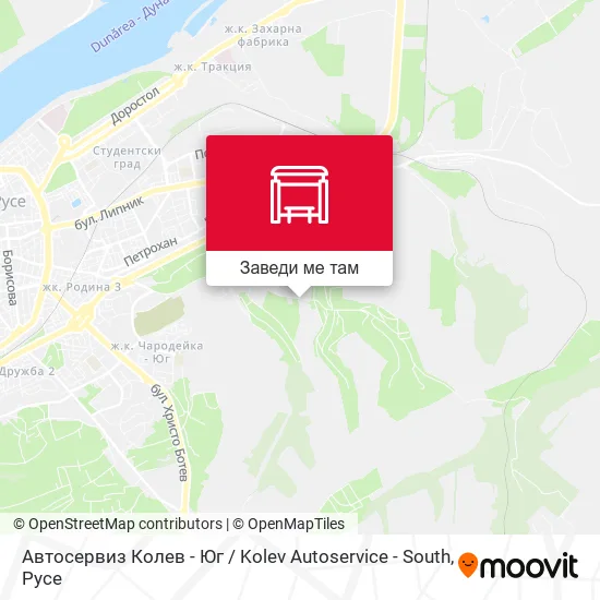 Автосервиз Колев - Юг / Kolev Autoservice - South карта