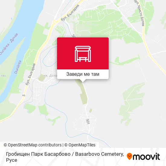 Гробищен Парк Басарбово / Basarbovo Cemetery карта