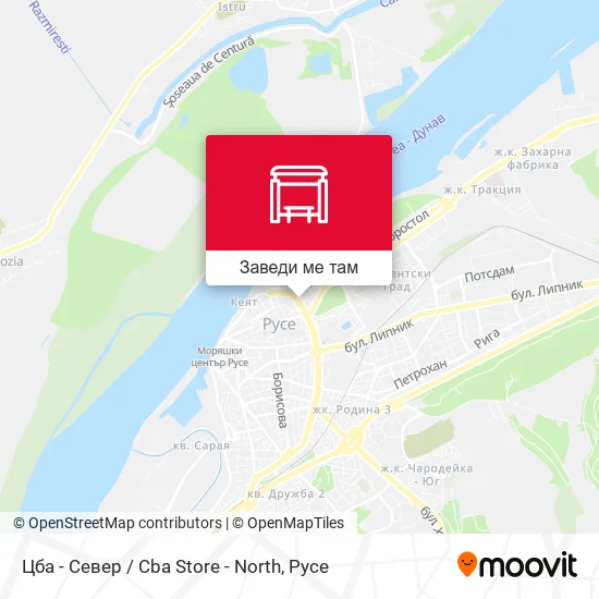 Цба - Север / Cba Store - North карта