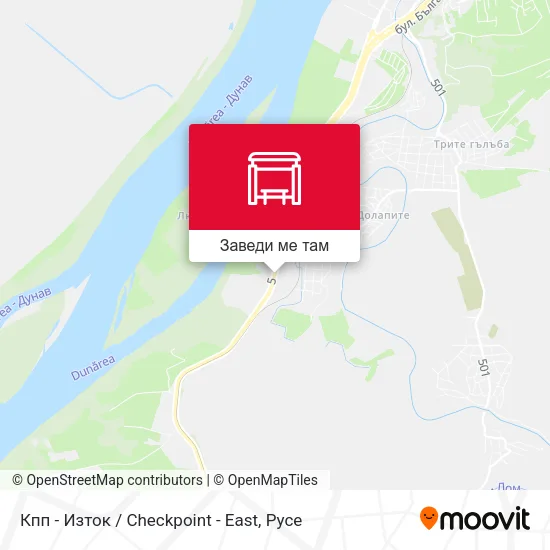 Кпп - Изток / Checkpoint - East карта