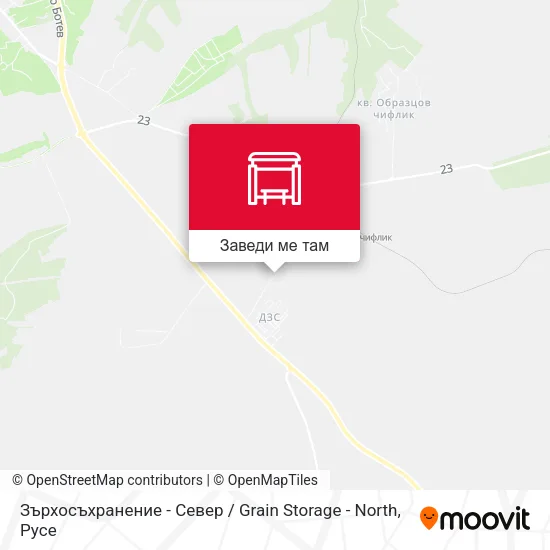 Зърхосъхранение - Север / Grain Storage - North карта
