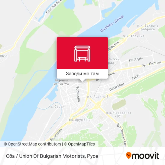 Сба / Union Of Bulgarian Motorists карта