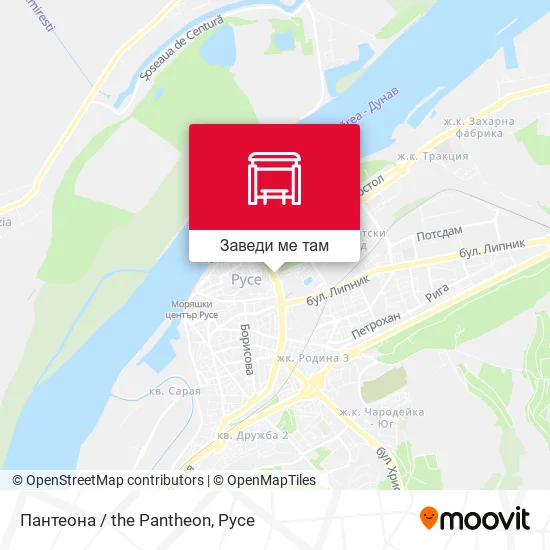 Пантеона / the Pantheon карта