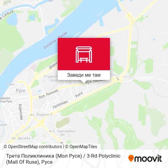 Трета Поликлиника (Мол Русе) / 3-Rd Polyclinic (Mall Of Ruse) карта