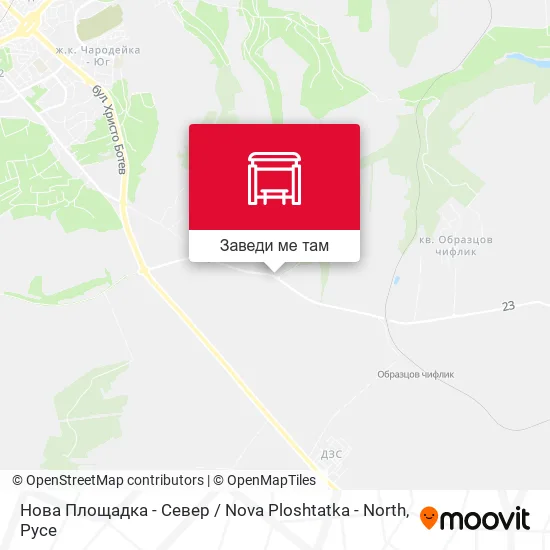 Нова Площадка - Север / Nova Ploshtatka - North карта