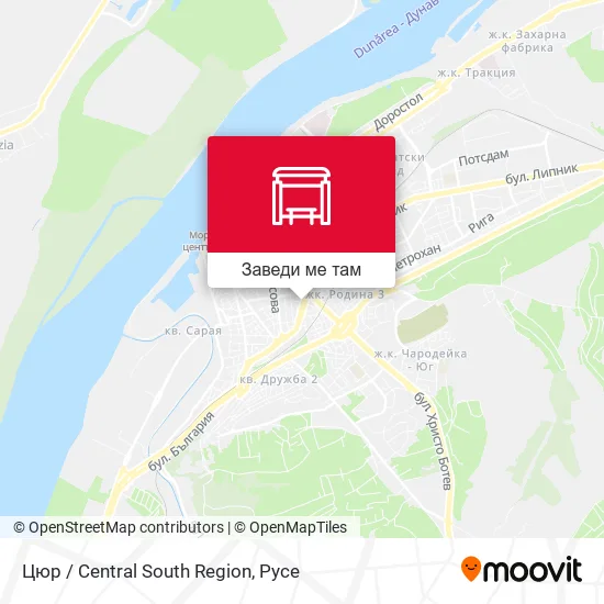 Цюр / Central South Region карта