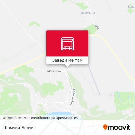 Камчия карта