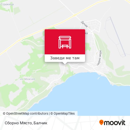 Сборно Място карта