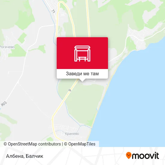 Албена карта