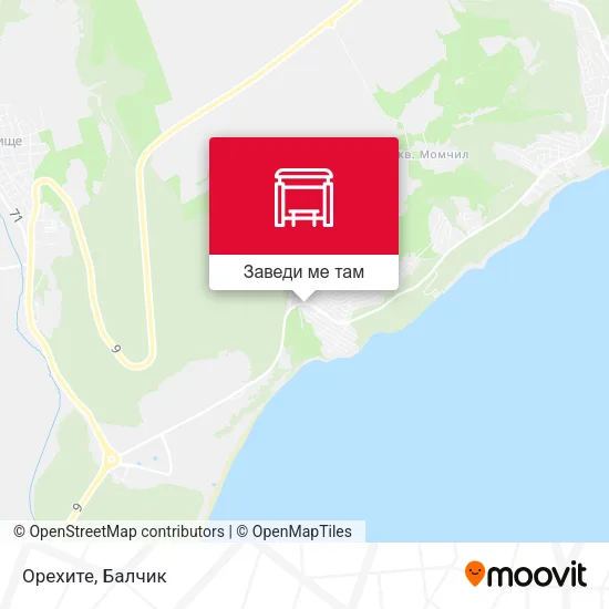 Орехите карта