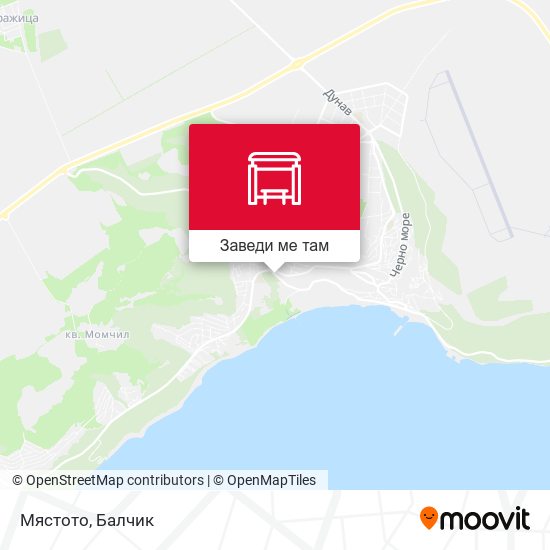 Мястото карта