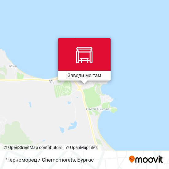 Черноморец / Chernomorets карта