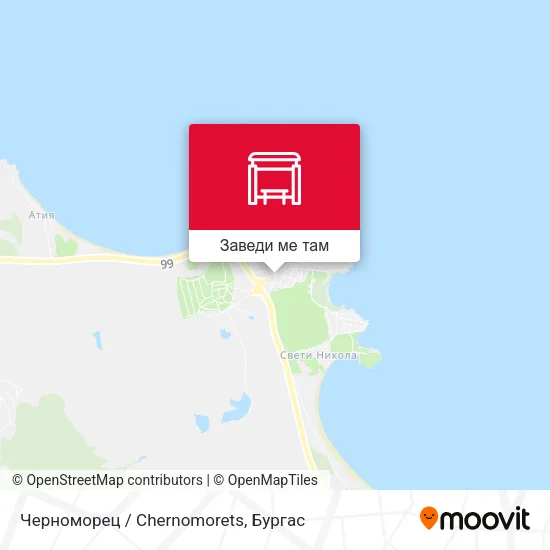 Черноморец / Chernomorets карта