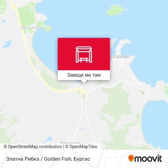 Златна Рибка / Golden Fish карта