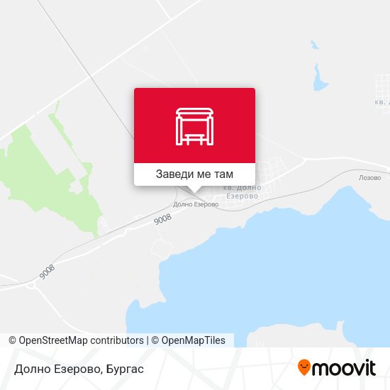 Долно Езерово карта