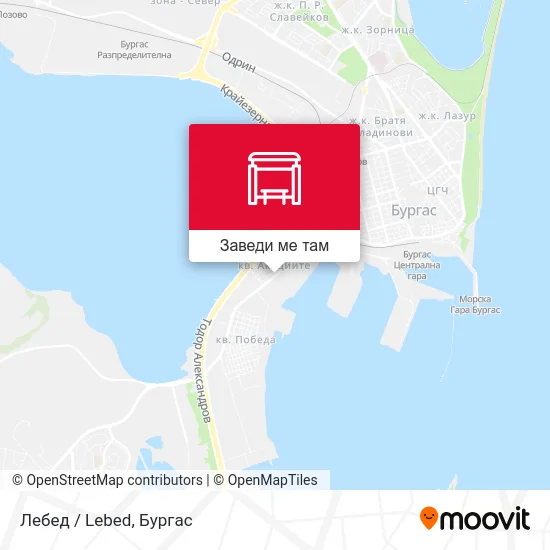 Лебед / Lebed карта