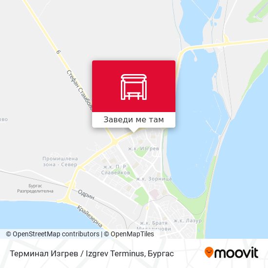 Терминал Изгрев / Izgrev Terminus карта