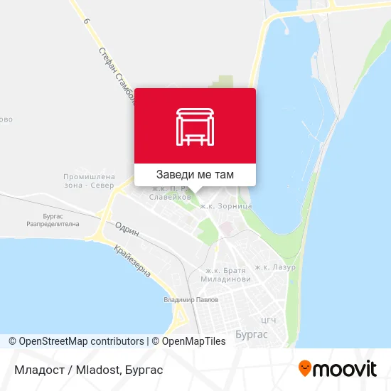 Младост / Mladost карта