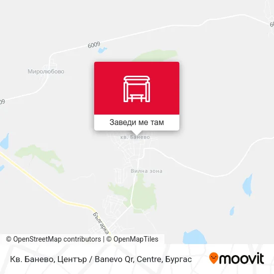Кв. Банево, Център / Banevo Qr, Centre карта