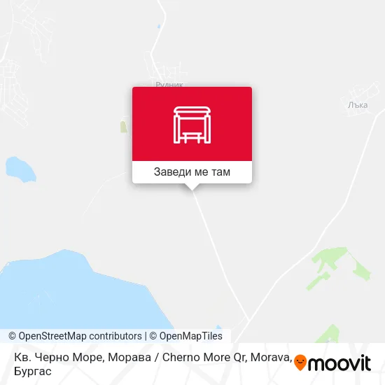 Кв. Черно Море, Морава / Cherno More Qr, Morava карта