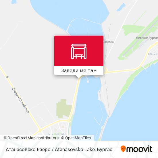 Атанасовско Езеро / Atanasovsko Lake карта