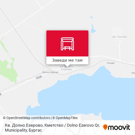 Кв. Долно Езерово, Кметство / Dolno Ezerovo Qr, Municipality карта