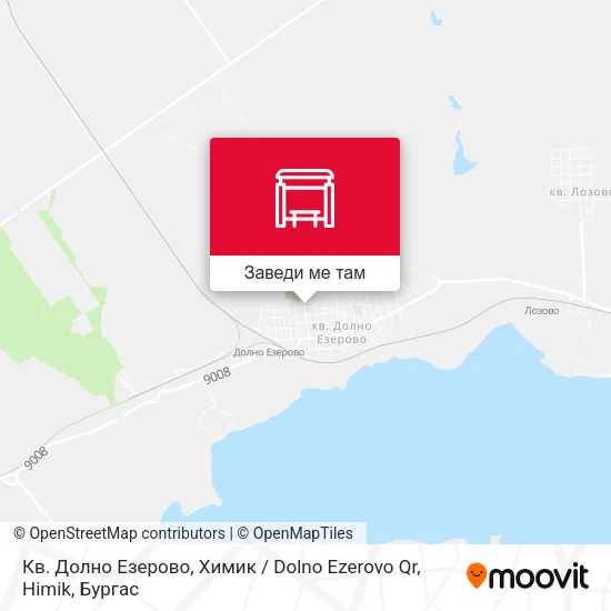 Кв. Долно Езерово, Химик / Dolno Ezerovo Qr, Himik карта