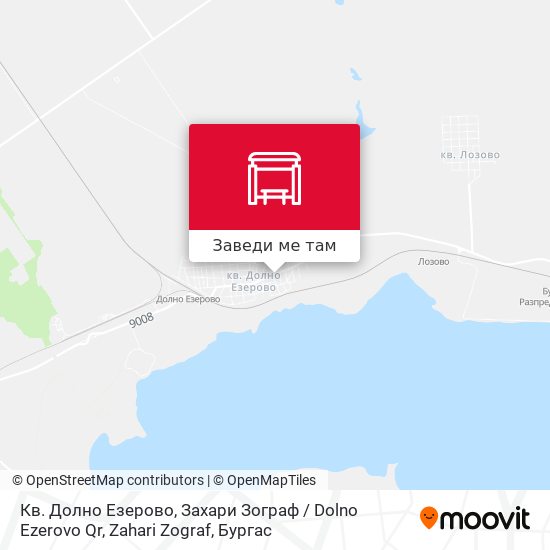 Кв. Долно Езерово, Захари Зограф / Dolno Ezerovo Qr, Zahari Zograf карта