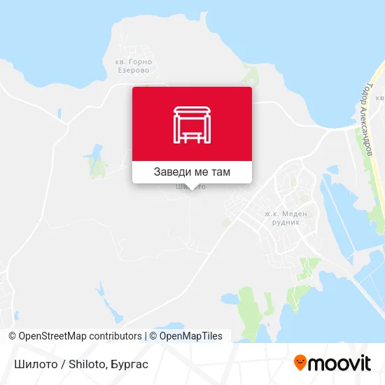 Шилото / Shiloto карта