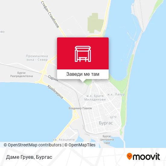 Даме Груев карта
