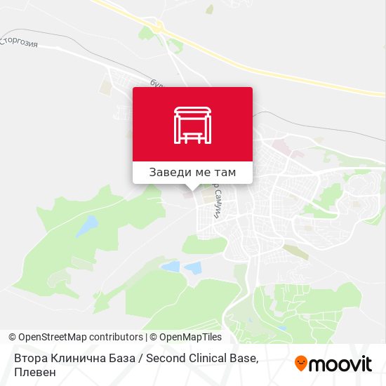 Втора Клинична База / Second Clinical Base карта