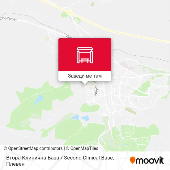 Втора Клинична База / Second Clinical Base карта