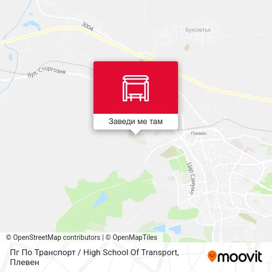 Пг По Транспорт / High School Of Transport карта