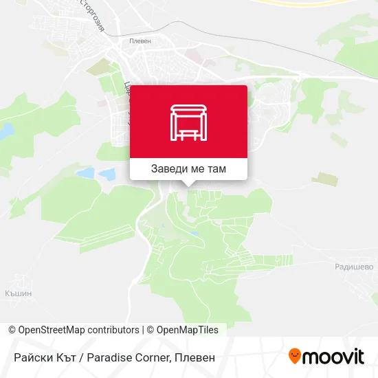 Райски Кът / Paradise Corner карта
