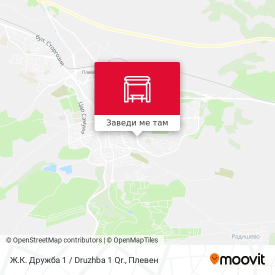 Ж.К. Дружба 1 / Druzhba 1 Qr. карта