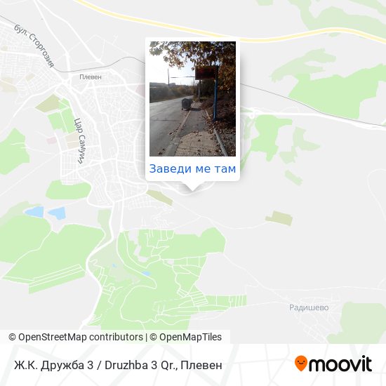 Ж.К. Дружба 3 / Druzhba 3 Qr. карта