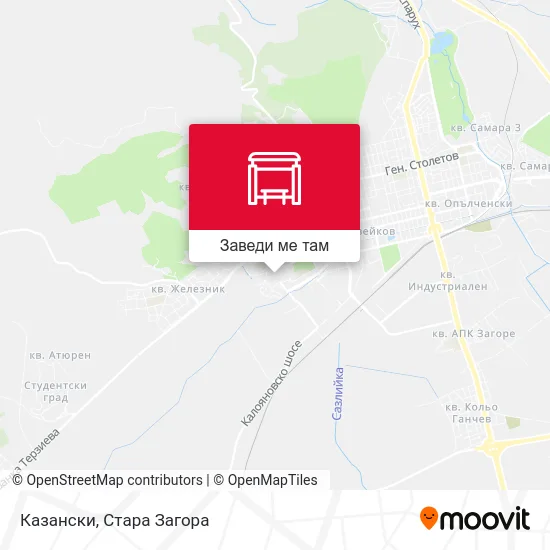 Казански карта