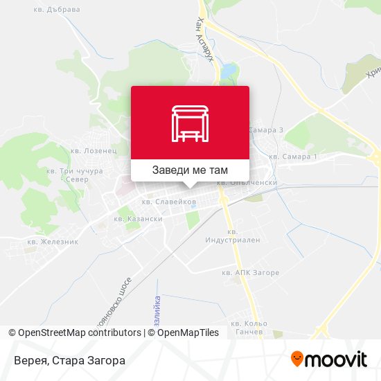 Верея карта