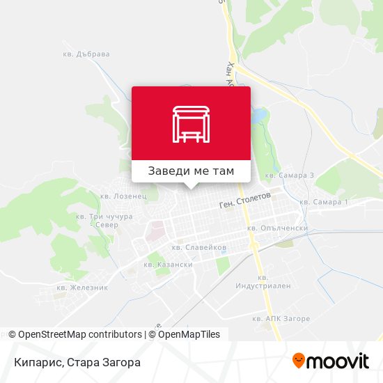Кипарис карта