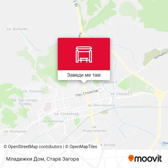 Младежки Дом карта