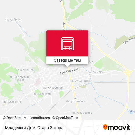 Младежки Дом карта