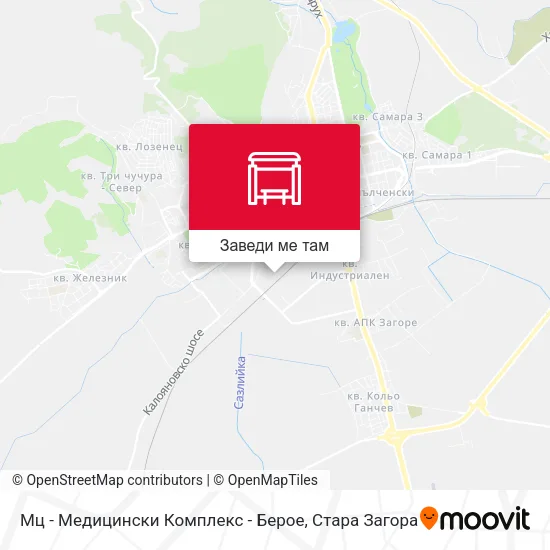 Мц - Медицински Комплекс - Берое карта