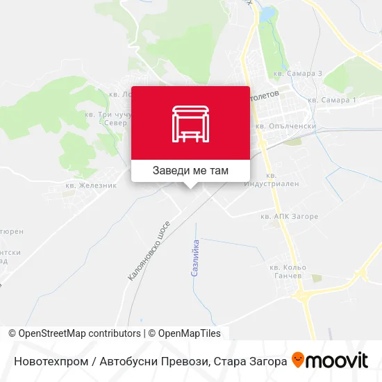 Новотехпром / Автобусни Превози карта