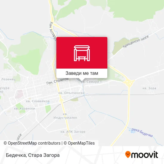 Бедечка карта