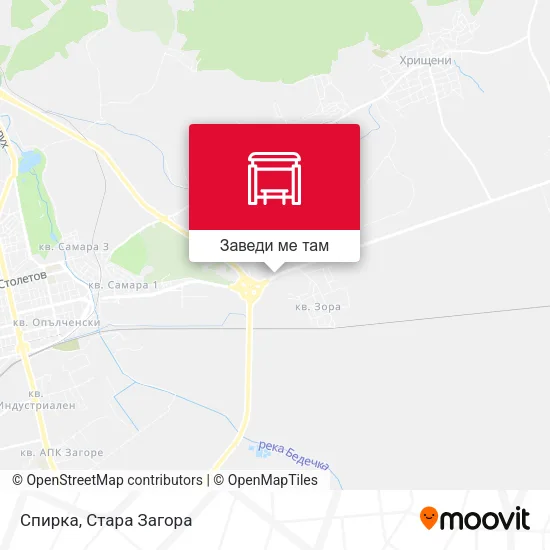Спирка карта