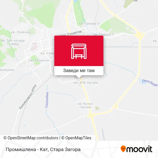 Промишлена - Кат карта