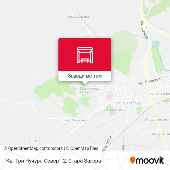 Кв. Три Чучура Север - 2 карта