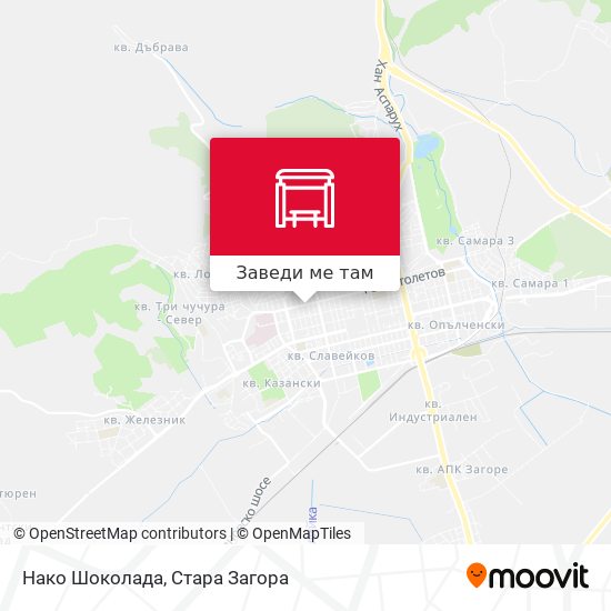 Нако Шоколада карта