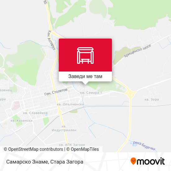 Самарско Знаме карта