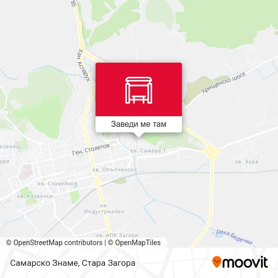 Самарско Знаме карта